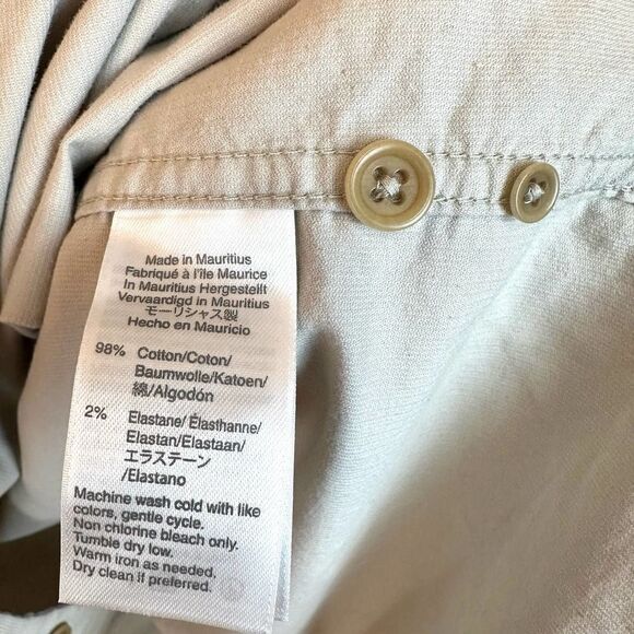 J.Crew NWT Corduroy Cream Button Up Shirt Men’s XL - Picture 6 of 7